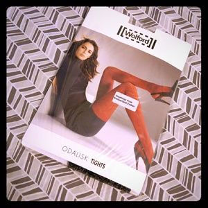 NIB Wolford Odalisk Tights B&W